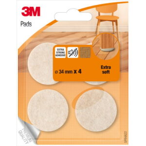 Filzgleiter selbstklebend Ø 34 mm