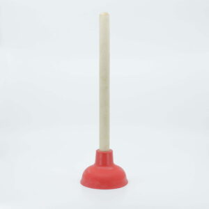 Ausguss Reiniger mit Holzstiel klein