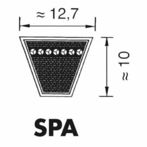 Keilriemen Optibelt SPA ( 12,7 x 10 mm )