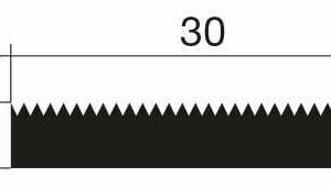 Treppengummi 5 x 30 mm TR2