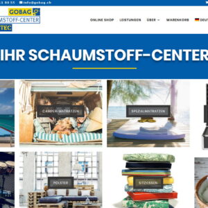 Schaumstoffe und Matratzen